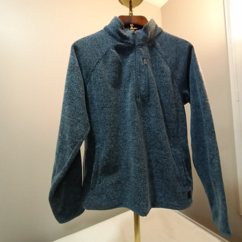 VTG 1946 BLUE POLO STYLE FLEECE MENS SIZE L